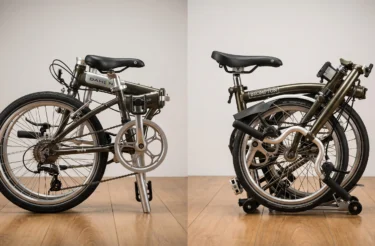 A engenharia da dobra: por que o sistema vertical da Brompton ainda humilha a dobra ao meio