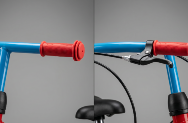 O debate do freio: por que a maioria das balance bikes ignora os manetes (e quando eles fazem falta)