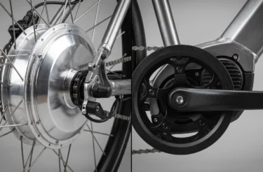 Cubo ou central? O detalhe no motor da e-bike usada que define sua conta na oficina