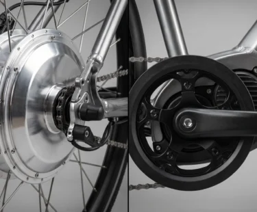 Cubo ou central? O detalhe no motor da e-bike usada que define sua conta na oficina