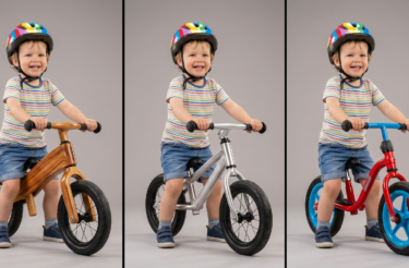 Bicicleta de Equilíbrio de madeira, aço ou alumínio? A durabilidade real dos materiais