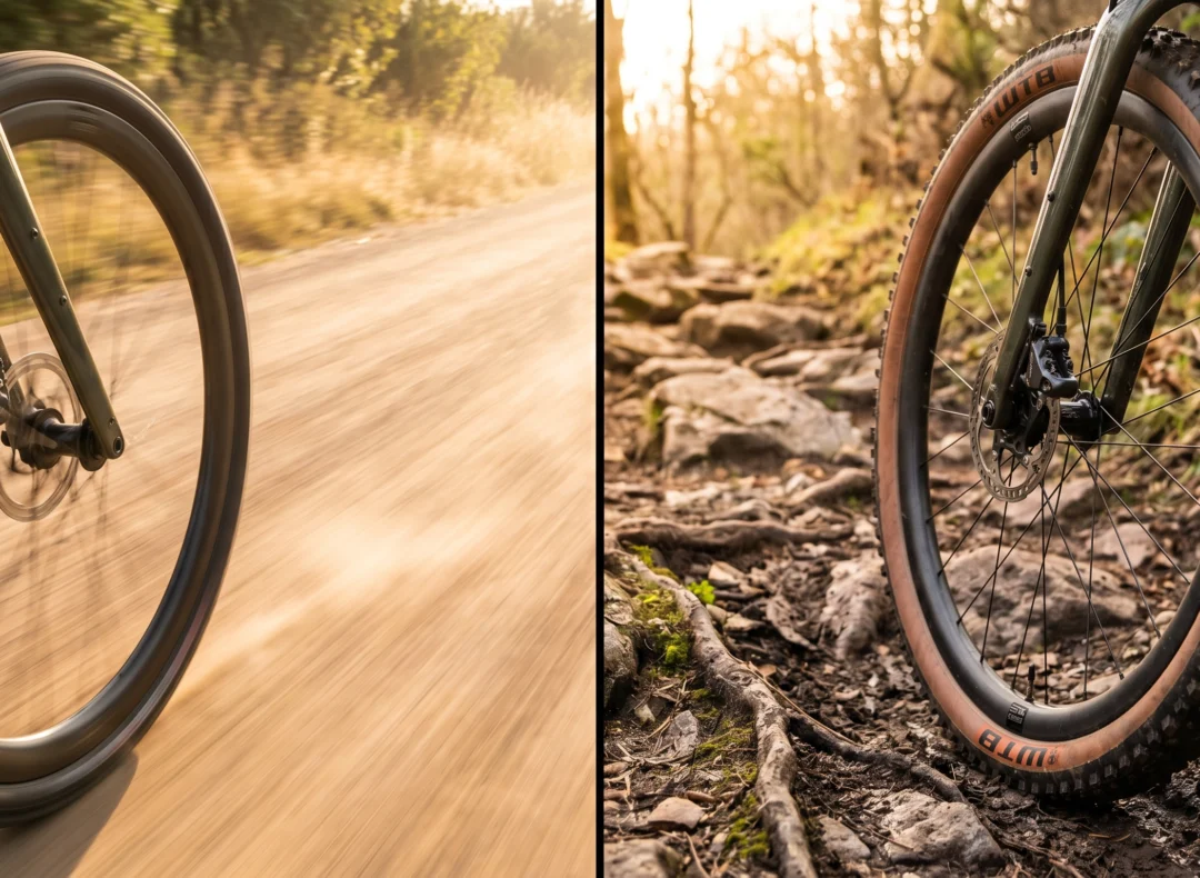 700c vs. 650b: o detalhe milimétrico que define se sua gravel vai voar no asfalto ou travar na lama