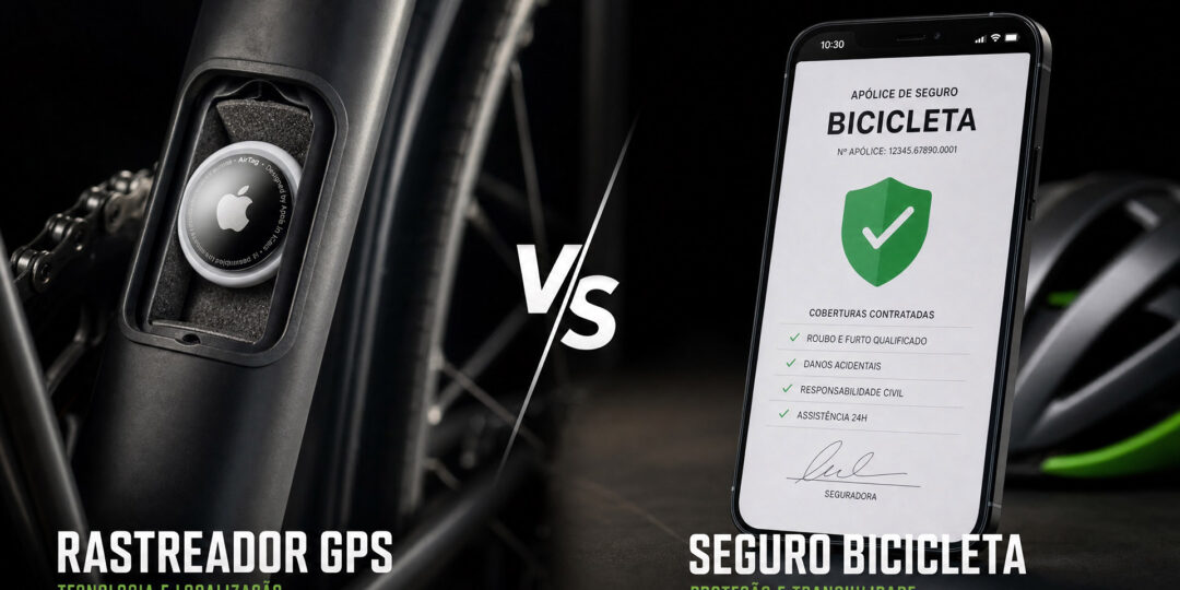 Rastreador de bike (Apple AirTag) vs. Seguro: Qual a melhor proteção?