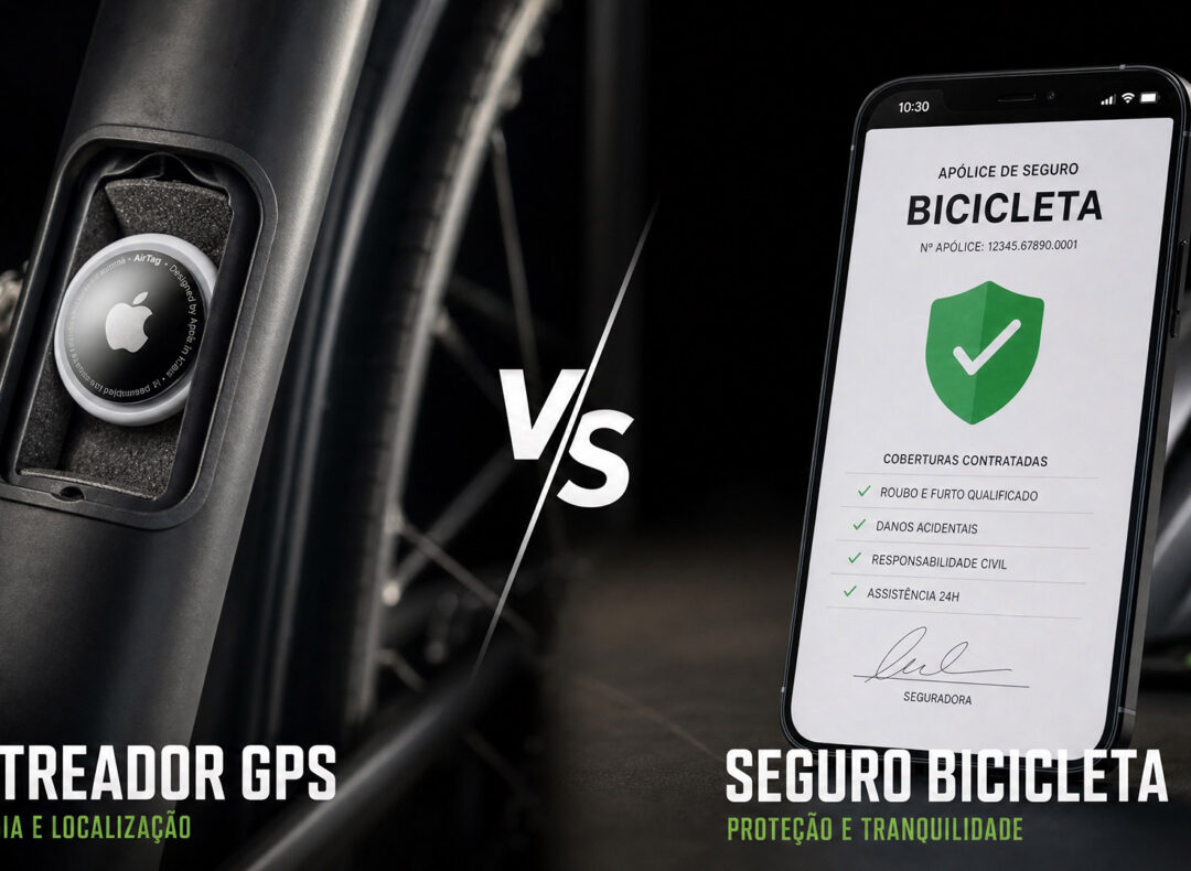 Rastreador de bike (Apple AirTag) vs. Seguro: Qual a melhor proteção? Rastreador de bike (Apple AirTag) vs. Seguro: Qual a melhor proteção?