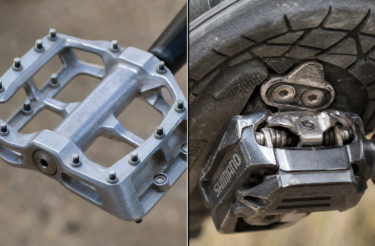 Pedal de plataforma ou de encaixe? Cada um pede outro hábito de pedalar