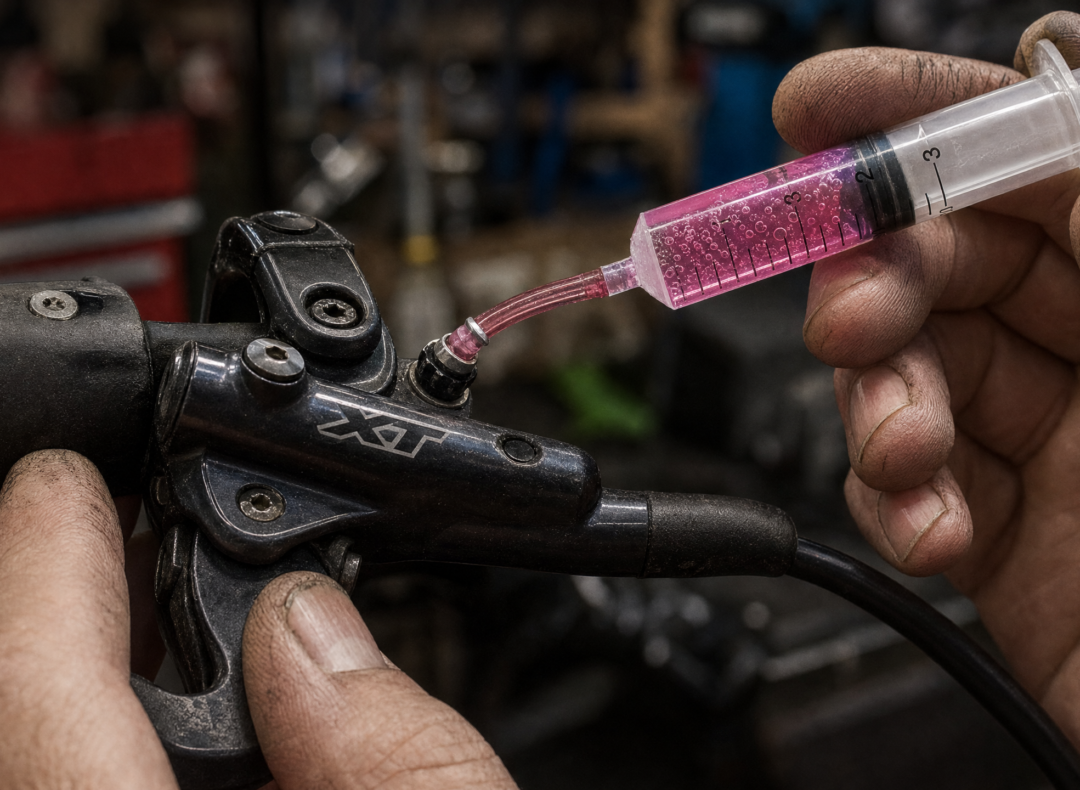 Manete esponjoso? Saiba quando o freio hidráulico da bike usada precisa de sangria Manete esponjoso? Saiba quando o freio hidráulico da bike usada precisa de sangria