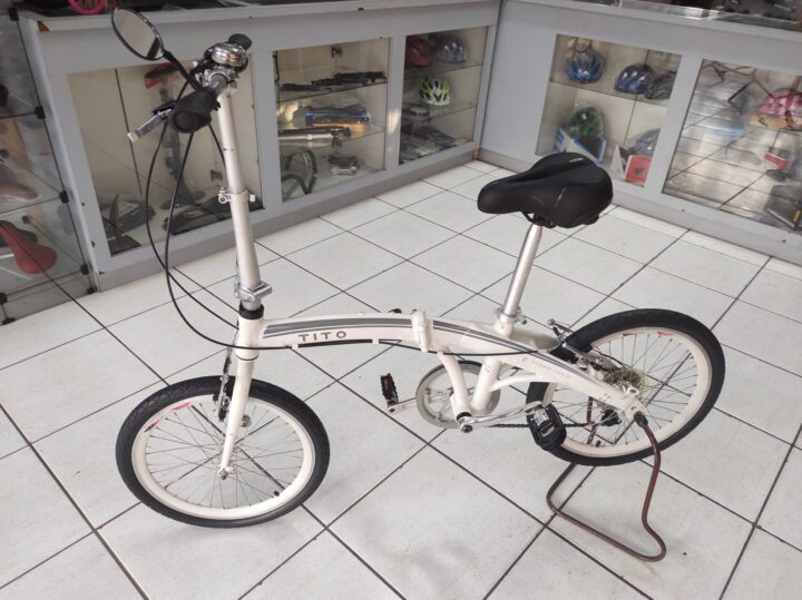 Bicicleta Dobrável Tito ToGo Aro 20 Quadro 17 7V | Bazar Bikes Anúncio Bazar Bikes