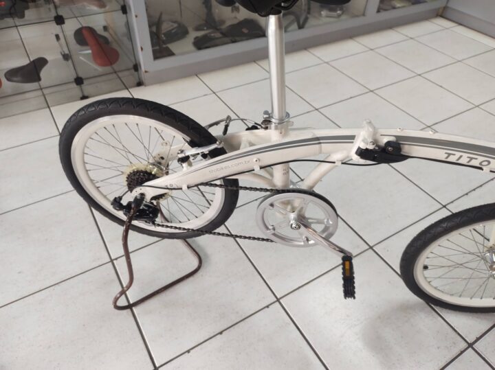 Bicicleta Dobrável Tito ToGo Aro 20 Quadro 17 7V | Bazar Bikes Anúncio Bazar Bikes