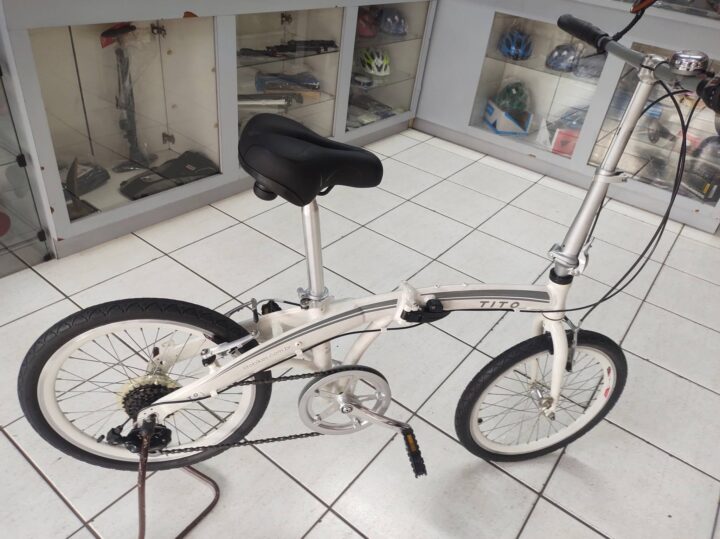 Bicicleta Dobrável Tito ToGo Aro 20 Quadro 17 7V | Bazar Bikes Anúncio Bazar Bikes