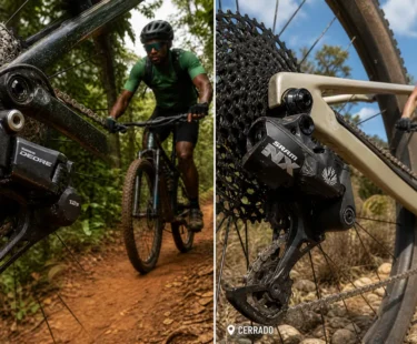 Shimano Deore 12v ou SRAM NX Eagle — o que muda nos grupos de entrada