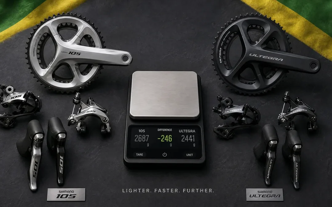 Shimano 105 ou Ultegra na speed usada: onde o peso justifica o preço
