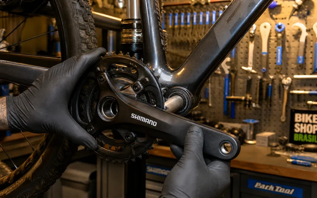 Hollowtech II e SRAM DUB deixaram a ponta quadrada para trás