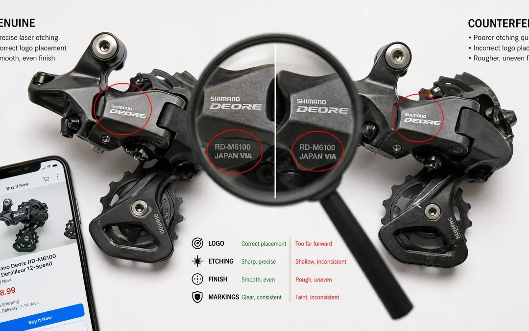 Como identificar Shimano falsificado antes de fechar negócio