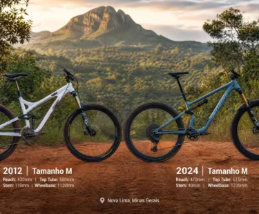 Reach longo nas MTBs atuais: grande no showroom, estável em velocidade