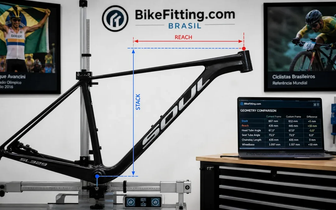 Stack e reach no bike fit valem mais que M, G ou numeração no quadro