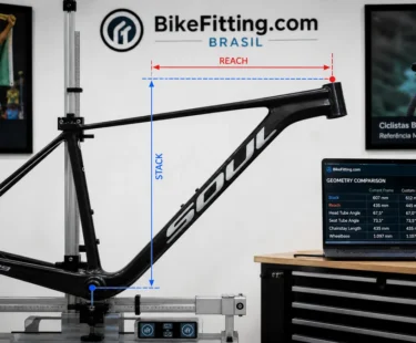 Stack e reach no bike fit valem mais que M, G ou numeração no quadro