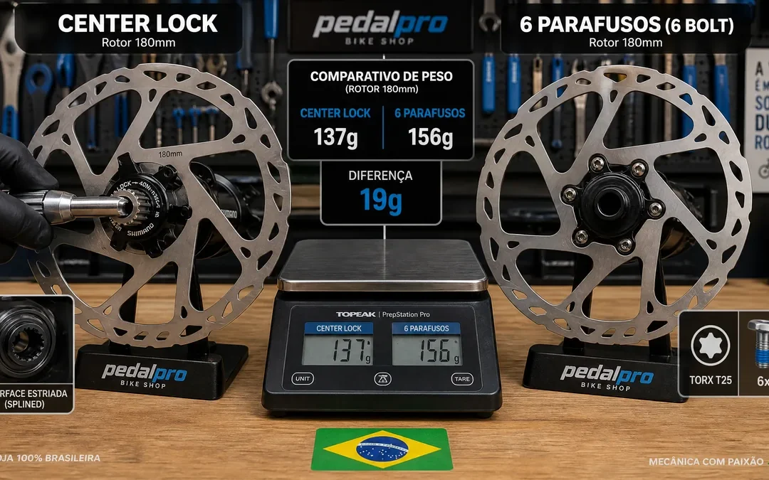 Center Lock ou seis parafusos no disco: peso e praticidade na troca de roda
