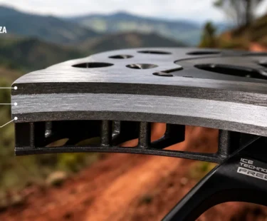Rotores Ice Tech da Shimano usam alumínio no núcleo para esfriar o disco