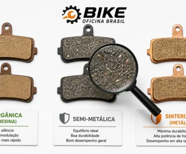 Composto da pastilha define mordida, ruído e desgaste do rotor