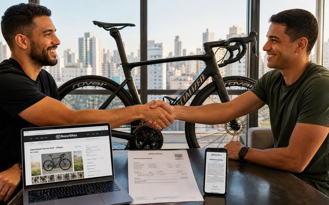 Como provar a propriedade ao vender uma bike de alto valor