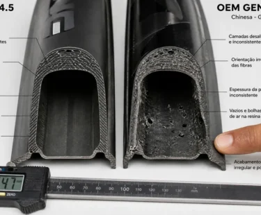 Como avaliar rodas de carbono sem marca antes de fechar negócio