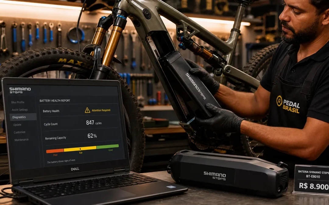 Como diagnosticar bateria de e-bike usada antes de pagar caro