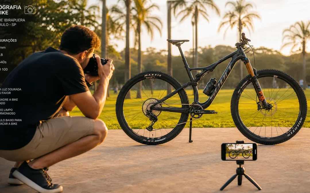 Como fotografar sua bike para criar um anúncio vendedor