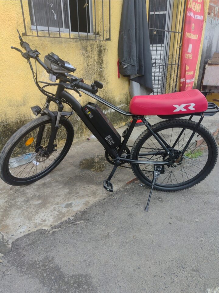Bicicleta Urbana Elétrica Absolute Black Orange Uranium Aro 26 Quadro 17 7V | Bazar Bikes Anúncio Bazar Bikes