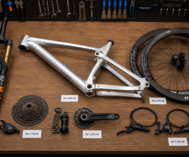 Vender a bicicleta inteira ou desmontar e vender as peças separadas?