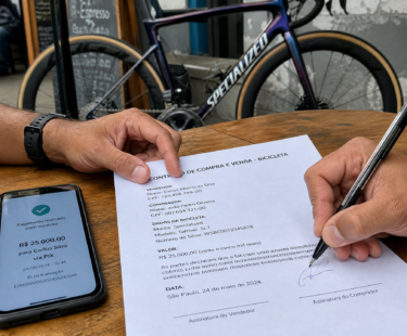 Contrato de Compra e Venda de Bicicleta: modelo gratuito em PDF e como preencher corretamente