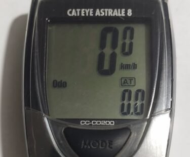 Acessório Ciclocomputador e GPS Com Fio Cateye Velo 8 Velocidade