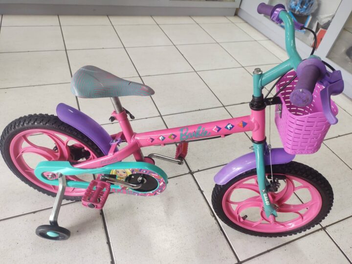 Bicicleta Infantil Caloi Barbie Aro 16 Quadro 11 1V | Bazar Bikes Anúncio Bazar Bikes